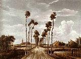 Famous Alley Paintings - The Alley at Middelharnis